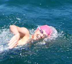 Katie in the channel